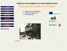 Tablet Screenshot of hauptschule-lohmar.de